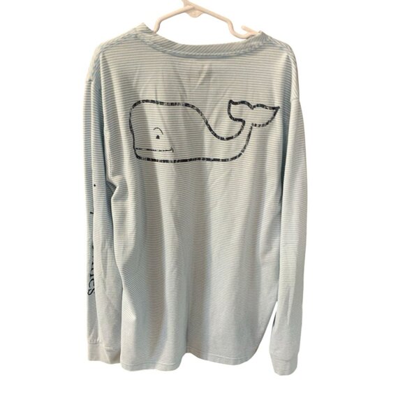 Vineyard Vines Womens Medium 12 14 Edgartown Tshirt Shirt Long Sleeve Pullover S - Picture 4 of 5